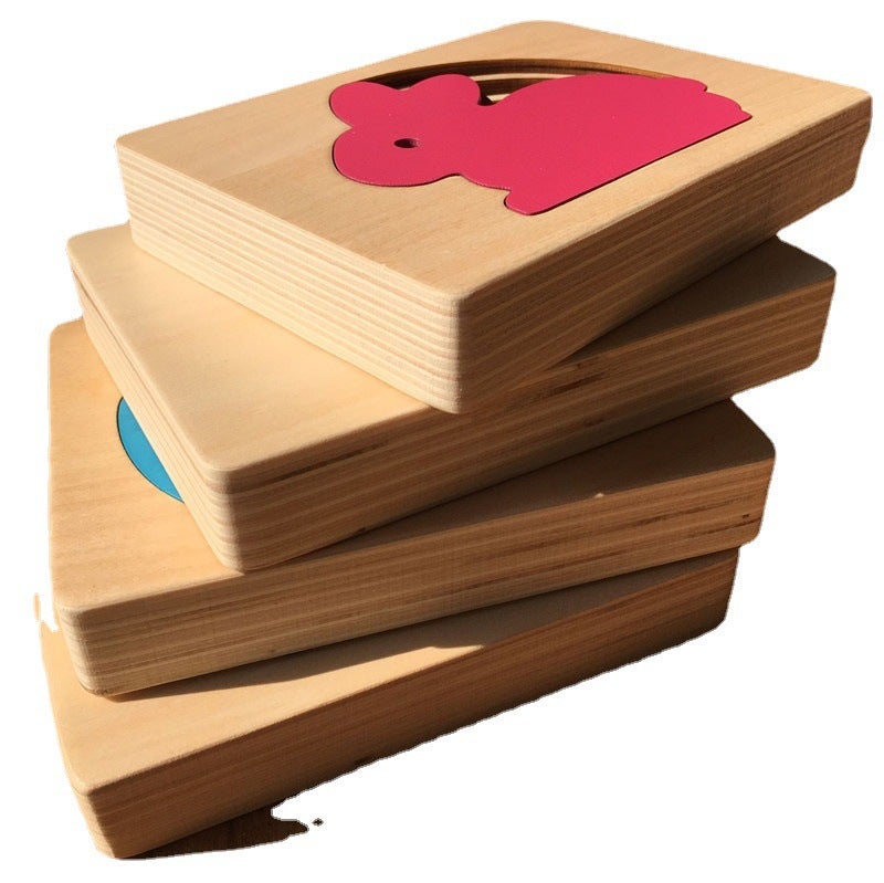 Weiweihu Wooden Multi-Layer Animal Puzzle Board 3D Three-Dimensional Puzzle Building Blocks Children 3-6 Years Old Toy Solid Wood Puzzle - Image 3